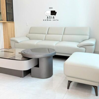 SOFA DA CAO CẤP BAO GỒM ĐÔN SFI6