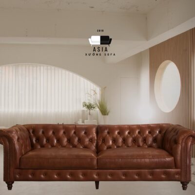 SOFA BĂNG I DA CỔ ĐIỂN SFI17