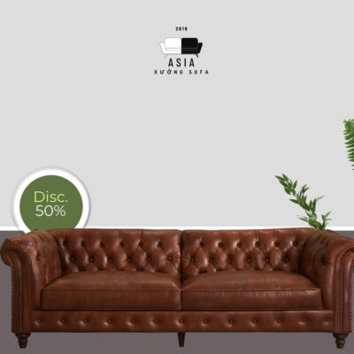 SOFA BĂNG I DA CỔ ĐIỂN SFI17
