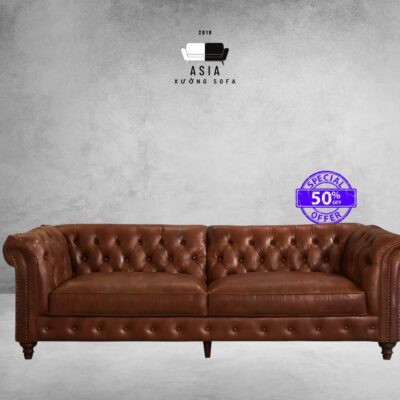 SOFA BĂNG I DA CỔ ĐIỂN SFI17