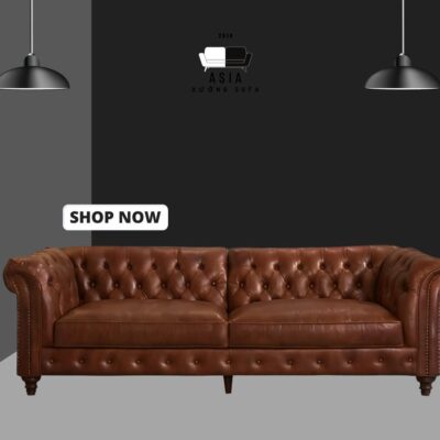 SOFA BĂNG I DA CỔ ĐIỂN SFI17