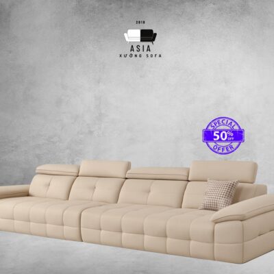 SOFA BĂNG I DA KIỂU DÁNG SANG TRỌNG SFI23