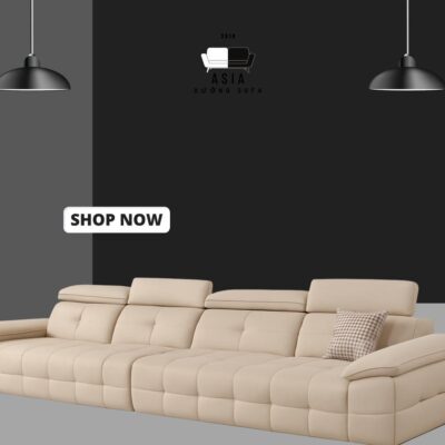 SOFA BĂNG I DA KIỂU DÁNG SANG TRỌNG SFI23
