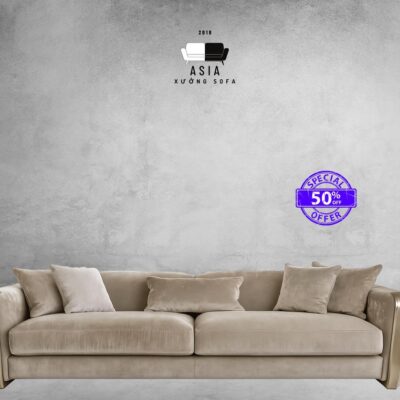 SOFA BĂNG I PHỐI INOX SANG TRỌNG SFI10
