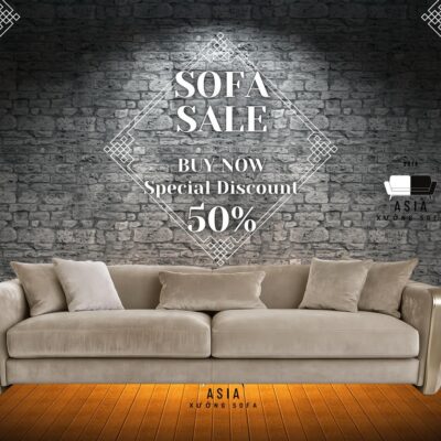 SOFA BĂNG I PHỐI INOX SANG TRỌNG SFI10