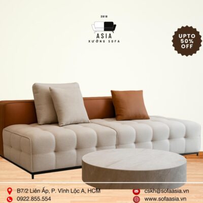 SOFA BĂNG I PHỐI VẢI MỊN MÀNG SFI14