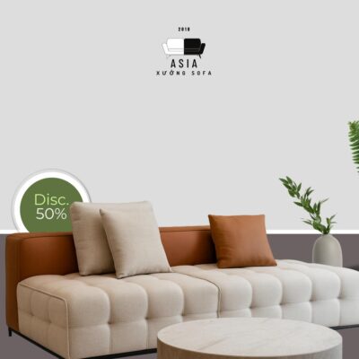 SOFA BĂNG I PHỐI VẢI MỊN MÀNG SFI14