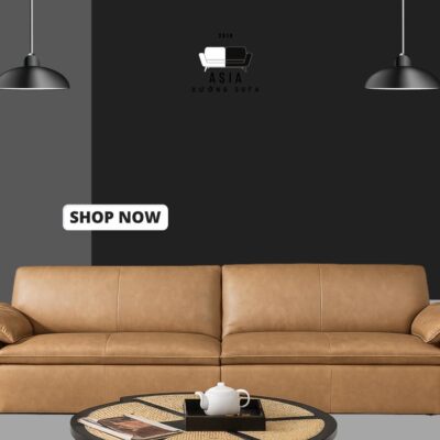 SOFA DA NÂU SANG TRỌNG SFI12