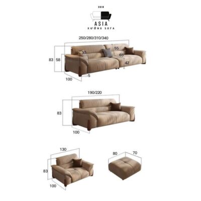 Sofa Nỉ SFN01